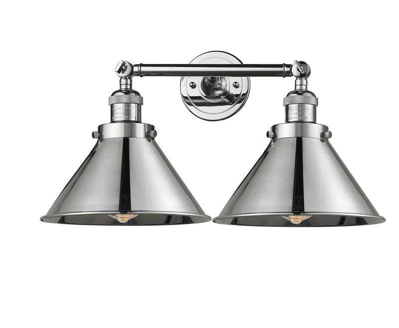 Innovations 208-PC-M10-PC Two Light Bath Vanity, Polished Chrome