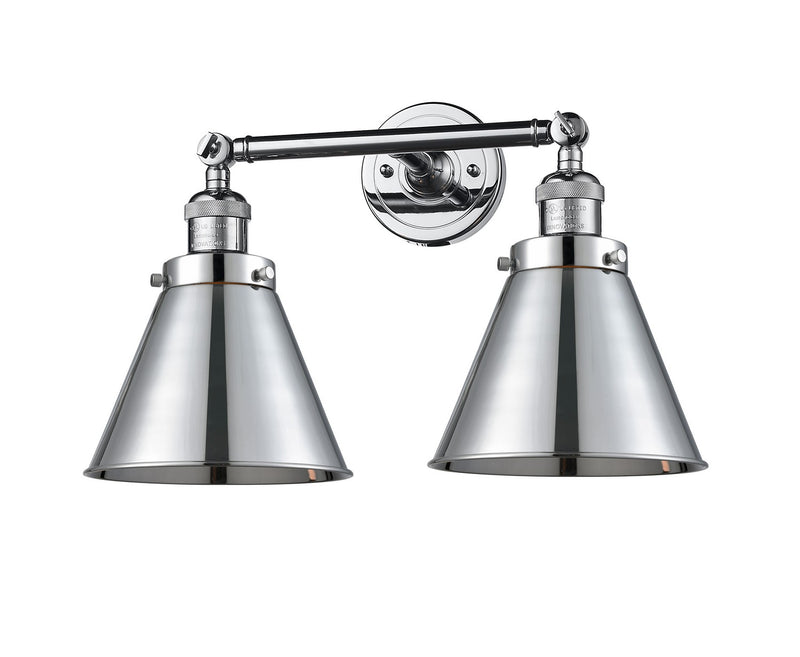 Innovations 208-PC-M13-PC-LED LED Bath Vanity, Polished Chrome
