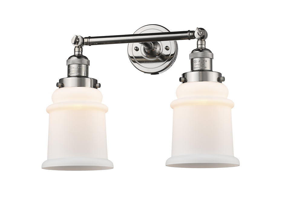 Innovations 208-PN-G181 Two Light Bath Vanity, Polished Nickel