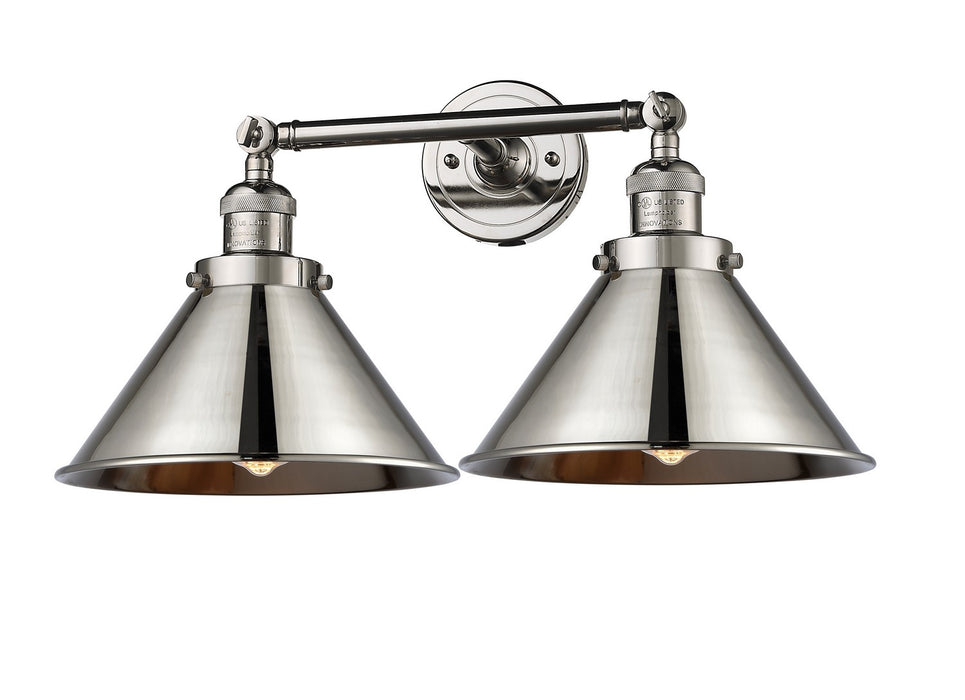 Innovations 208-PN-M10-PN-LED LED Bath Vanity, Polished Nickel