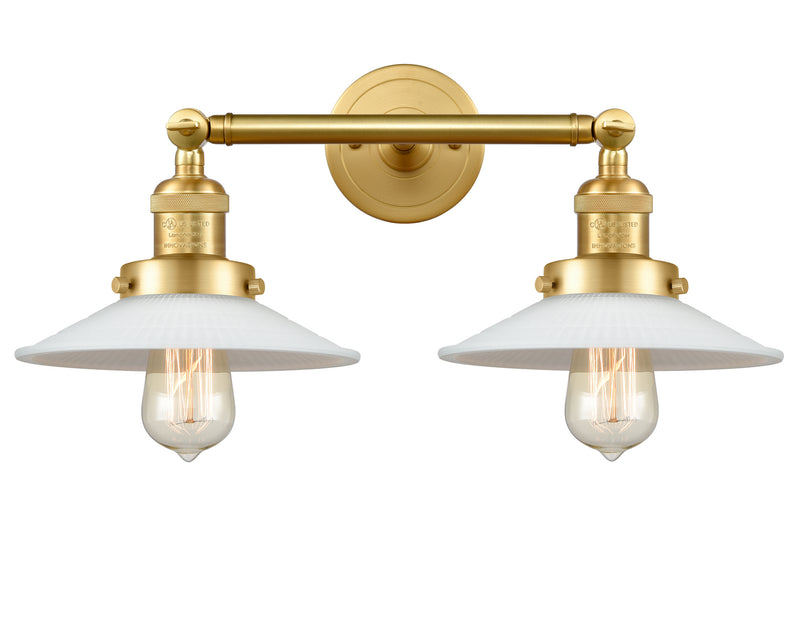 Innovations 208-SG-G1 Two Light Bath Vanity, Satin Gold