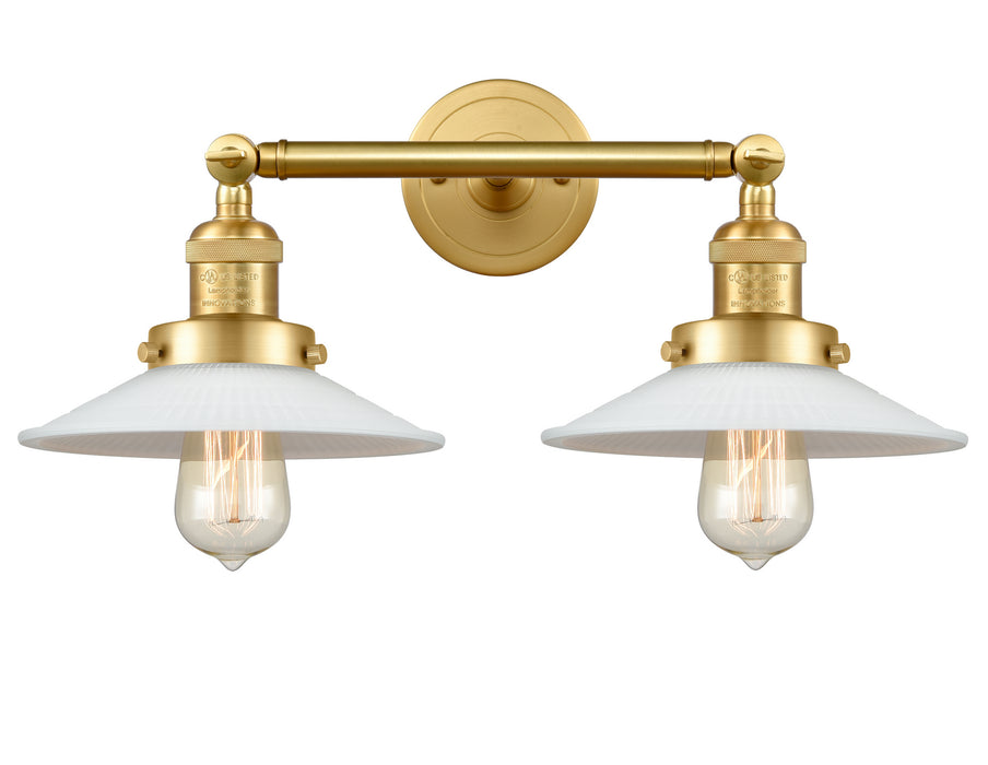 Innovations 208-SG-G1 Two Light Bath Vanity, Satin Gold