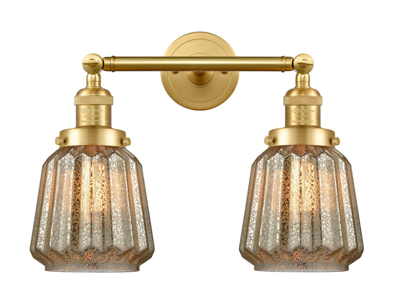Innovations 208-SG-G146 Two Light Bath Vanity, Satin Gold