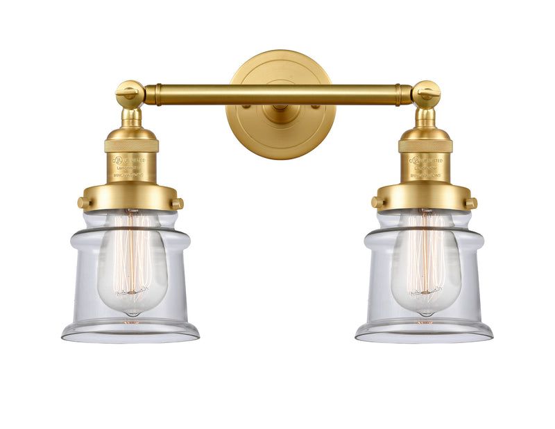 Innovations 208-SG-G182S Two Light Bath Vanity, Satin Gold