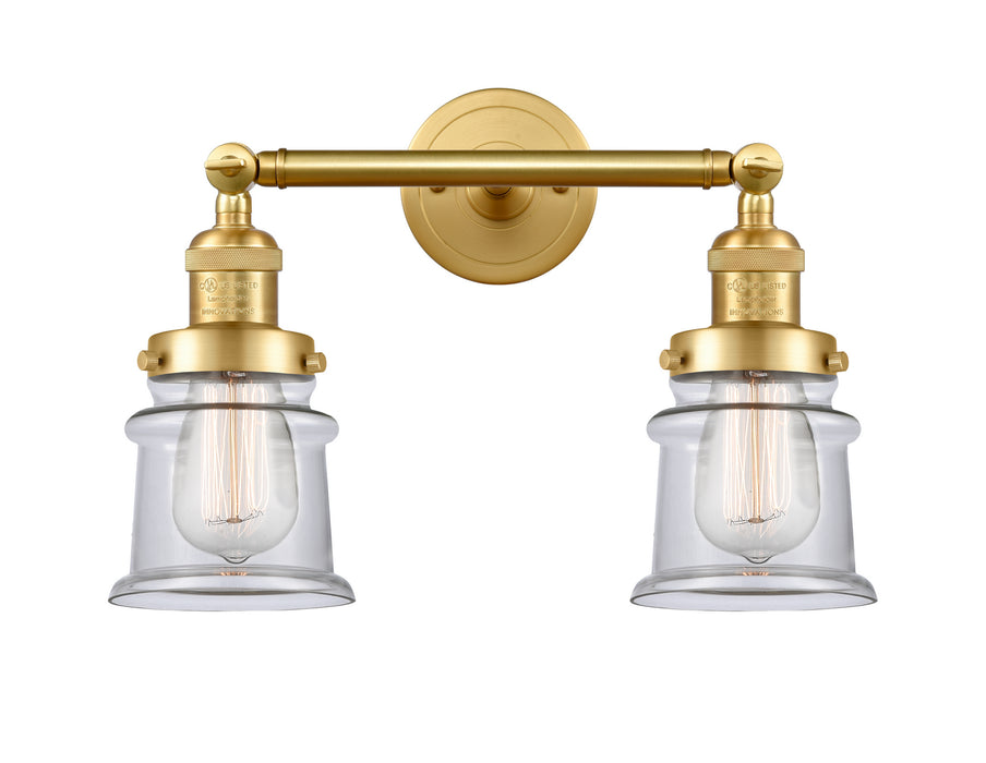 Innovations 208-SG-G182S Two Light Bath Vanity, Satin Gold