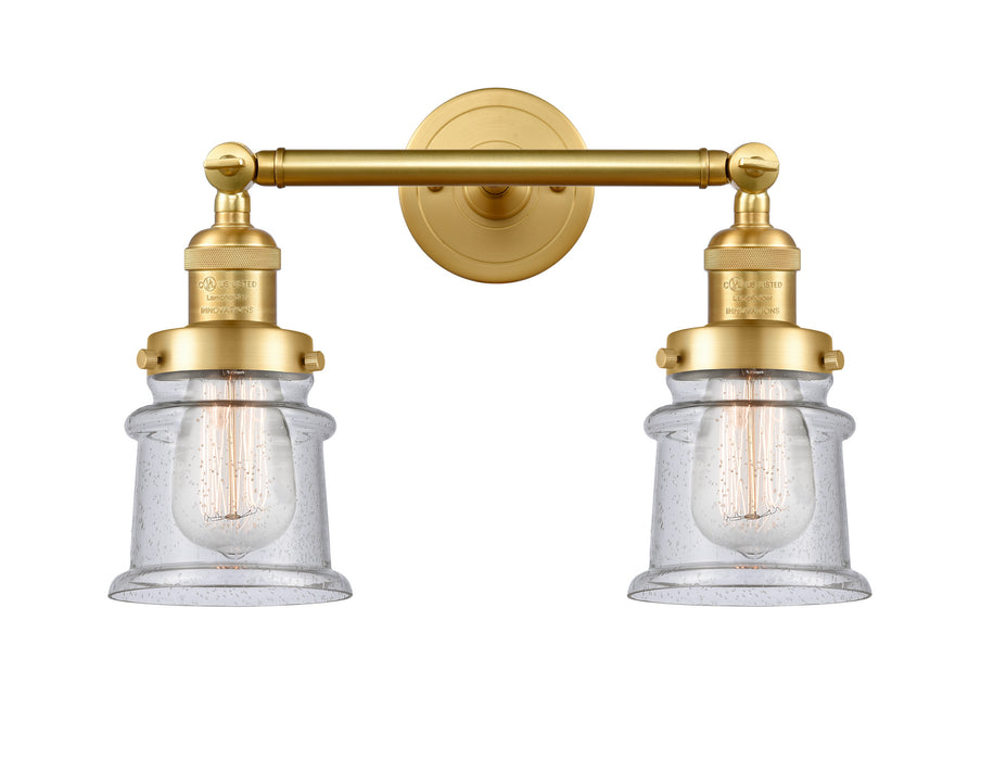 Innovations 208-SG-G184S Two Light Bath Vanity, Satin Gold