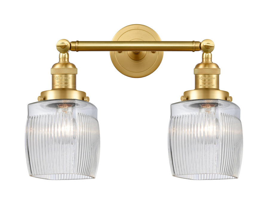 Innovations 208-SG-G302 Two Light Bath Vanity, Satin Gold
