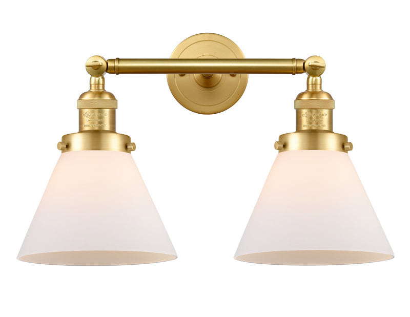 Innovations 208-SG-G41 Two Light Bath Vanity, Satin Gold