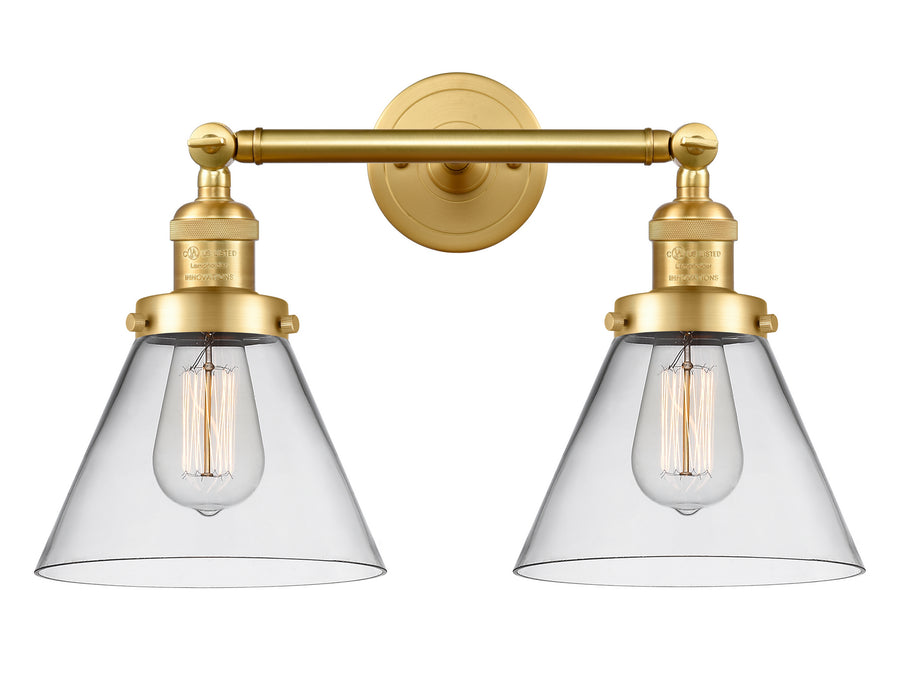 Innovations 208-SG-G42 Two Light Bath Vanity, Satin Gold