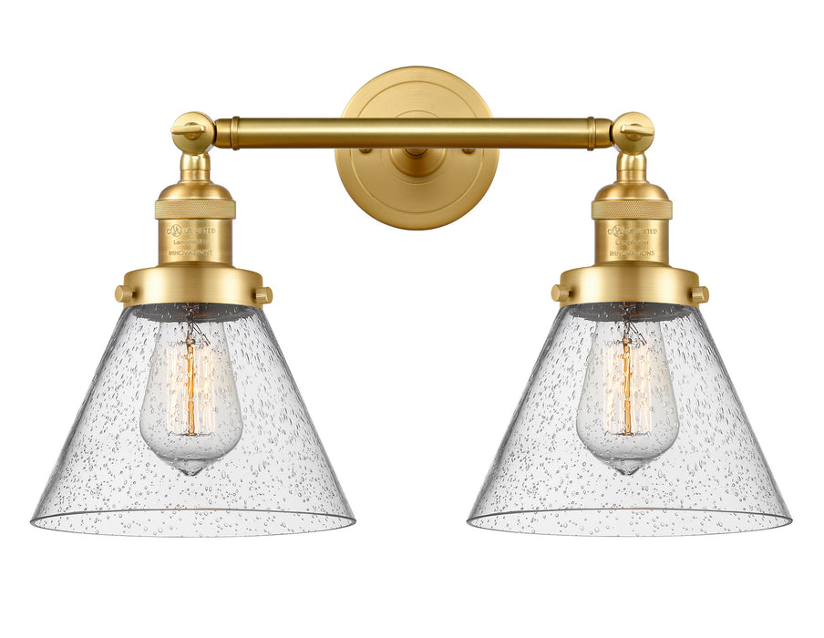 Innovations 208-SG-G44 Two Light Bath Vanity, Satin Gold