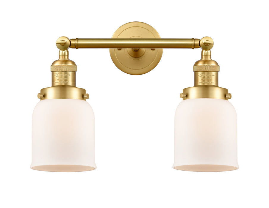 Innovations 208-SG-G51 Two Light Bath Vanity, Satin Gold