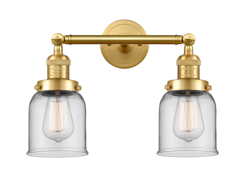 Innovations 208-SG-G52 Two Light Bath Vanity, Satin Gold