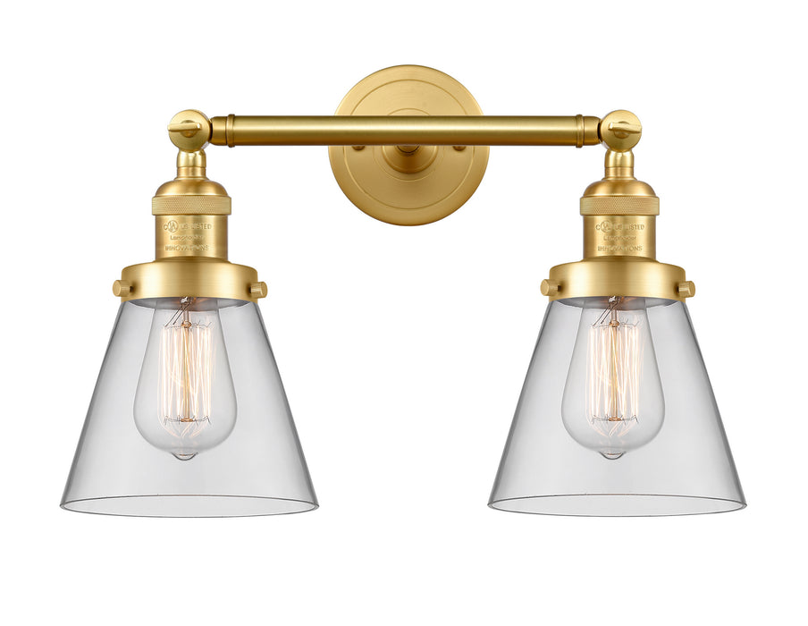 Innovations 208-SG-G62 Two Light Bath Vanity, Satin Gold