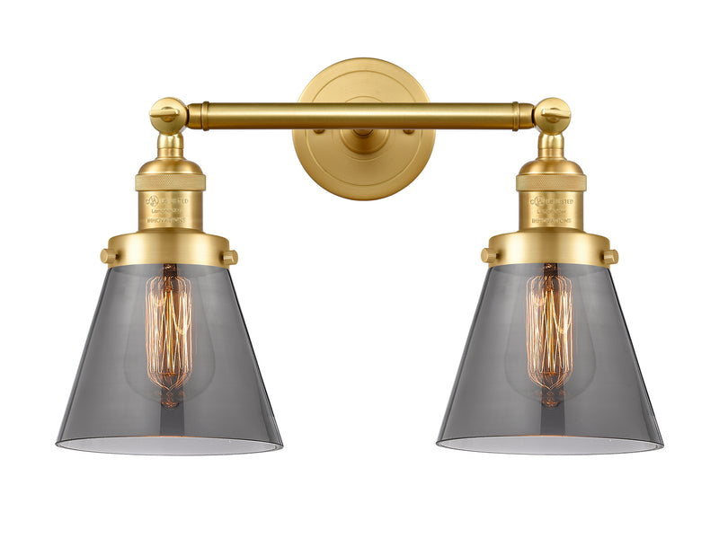 Innovations 208-SG-G63 Two Light Bath Vanity, Satin Gold