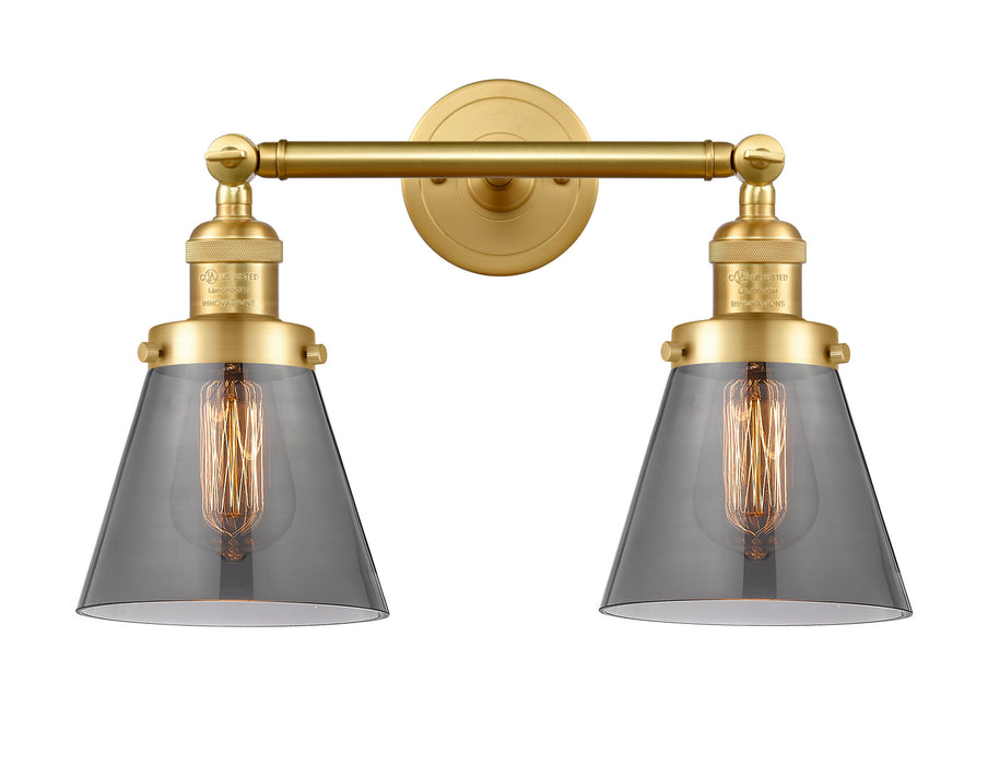 Innovations 208-SG-G63 Two Light Bath Vanity, Satin Gold