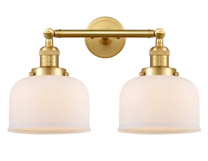 Innovations 208-SG-G71 Two Light Bath Vanity, Satin Gold