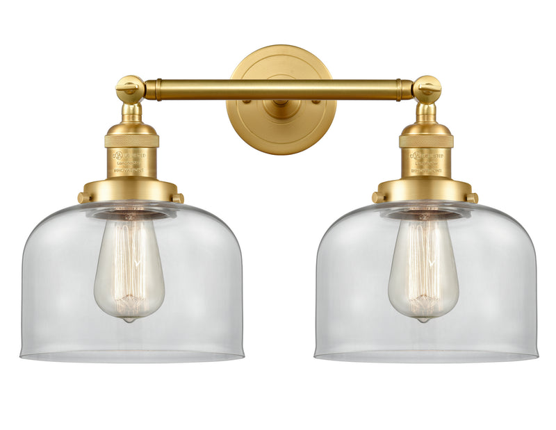 Innovations 208-SG-G72 Two Light Bath Vanity, Satin Gold