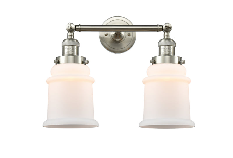 Innovations 208-SN-G181 Two Light Bath Vanity, Brushed Satin Nickel