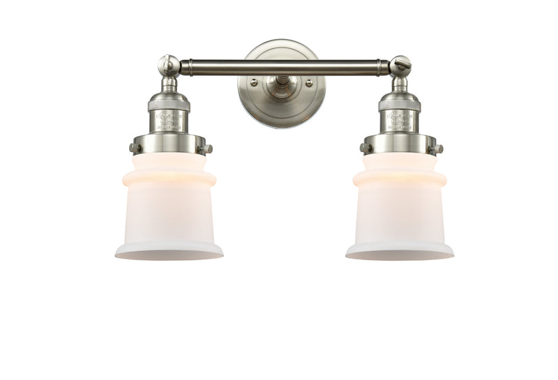 Innovations 208-SN-G181S Two Light Bath Vanity, Brushed Satin Nickel