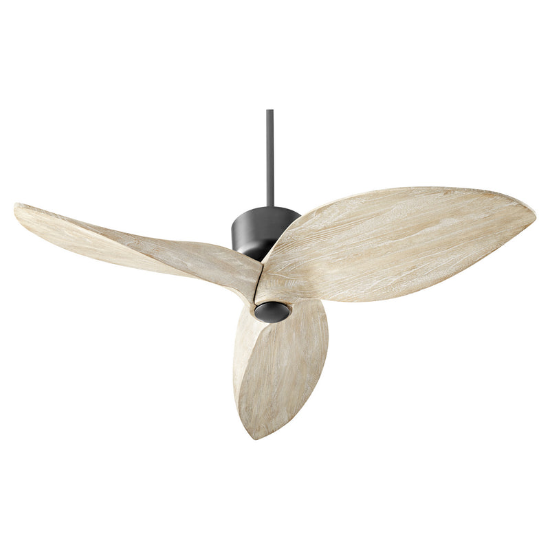 Quorum 31523-69 52" Ceiling Fan, Textured Black