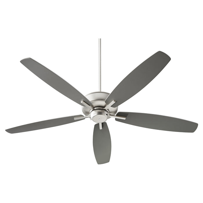 Quorum 7060-65 60" Ceiling Fan, Satin Nickel