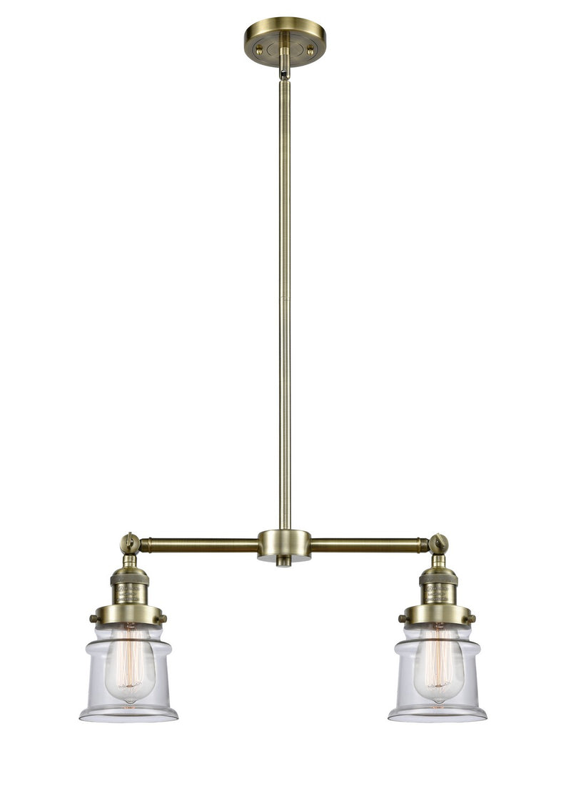 Innovations 209-AB-G182S-LED LED Island Pendant, Antique Brass