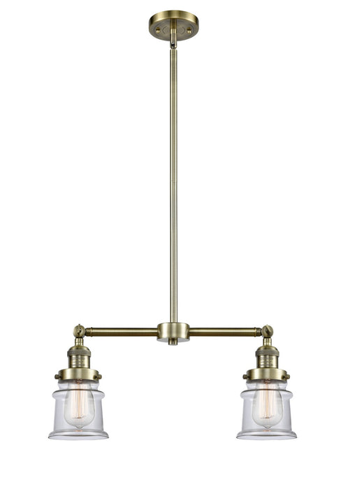 Innovations 209-AB-G182S-LED LED Island Pendant, Antique Brass