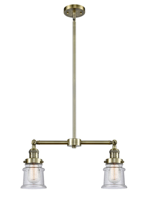 Innovations 209-AB-G184S-LED LED Island Pendant, Antique Brass