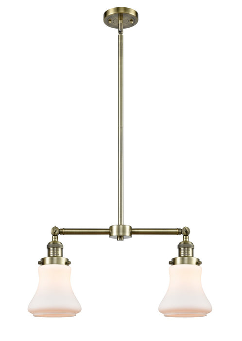 Innovations 209-AB-G191-LED LED Island Pendant, Antique Brass