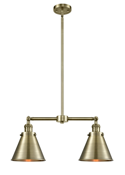 Innovations 209-AB-M13-AB-LED LED Island Pendant, Antique Brass