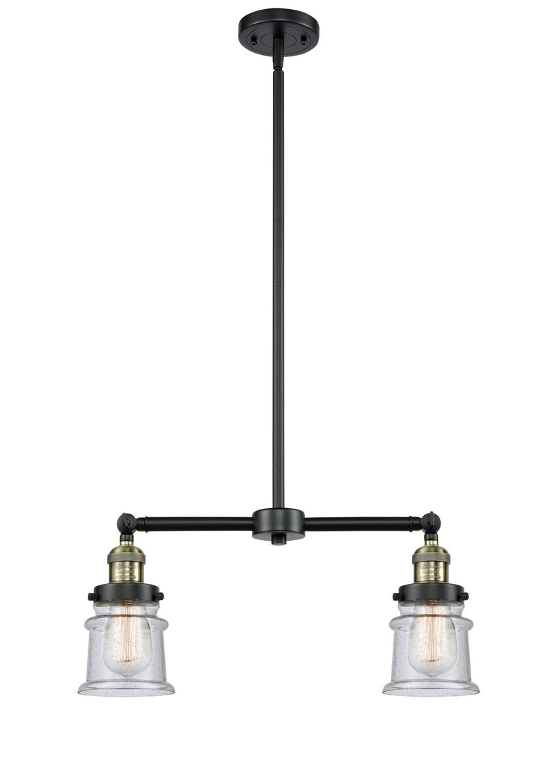 Innovations 209-BAB-G184S-LED LED Island Pendant, Black Antique Brass