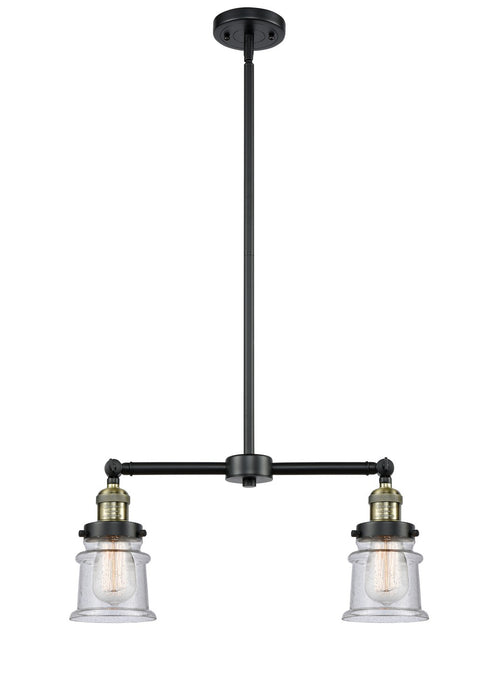 Innovations 209-BAB-G184S-LED LED Island Pendant, Black Antique Brass