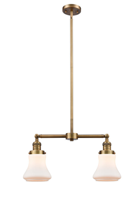 Innovations 209-BB-G191-LED LED Island Pendant, Brushed Brass