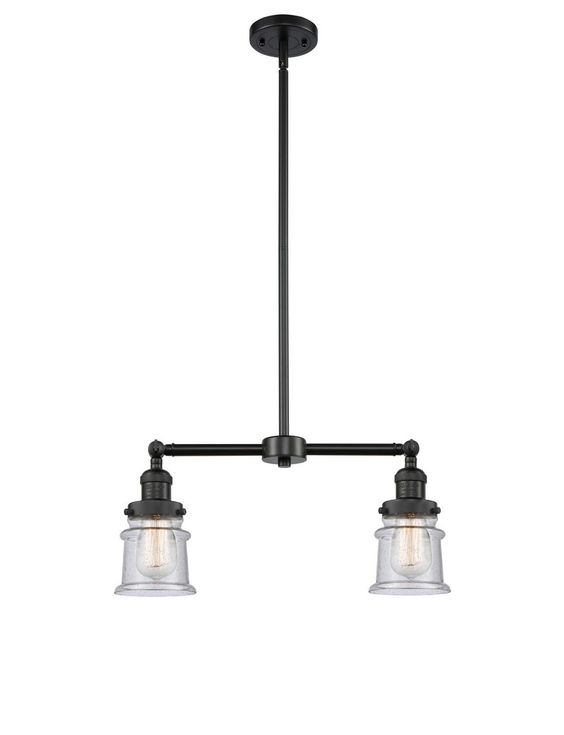 Innovations 209-BK-G184S-LED LED Island Pendant, Matte Black