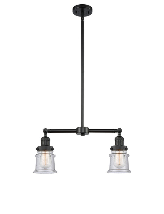 Innovations 209-BK-G184S-LED LED Island Pendant, Matte Black