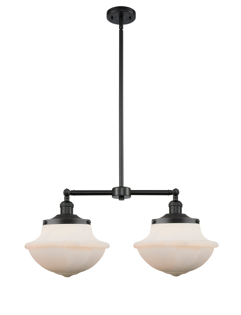 Innovations 209-BK-G541 Two Light Island Pendant, Matte Black