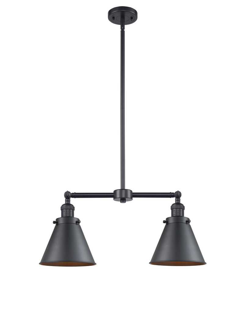 Innovations 209-BK-M13-BK-LED LED Island Pendant, Matte Black
