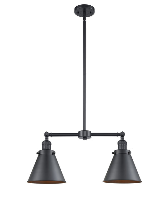Innovations 209-BK-M13-BK-LED LED Island Pendant, Matte Black