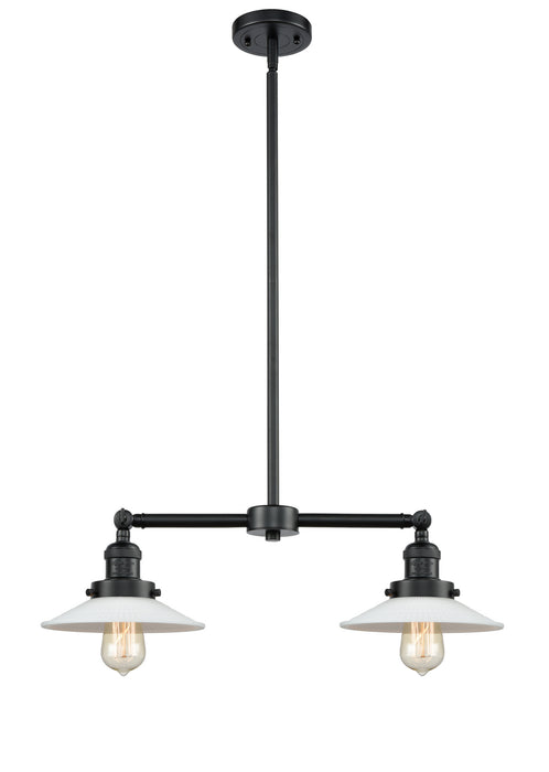 Innovations 209-OB-G1 Two Light Island Pendant, Oil Rubbed Bronze