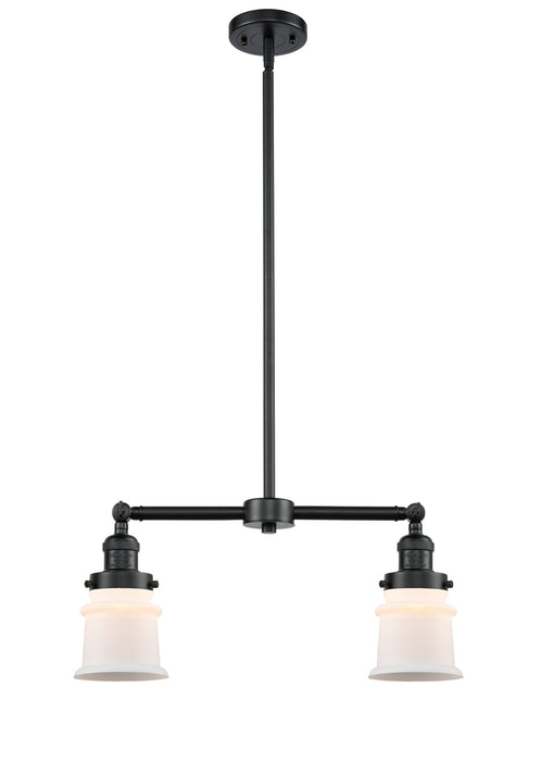 Innovations 209-OB-G181S Two Light Island Pendant, Oil Rubbed Bronze