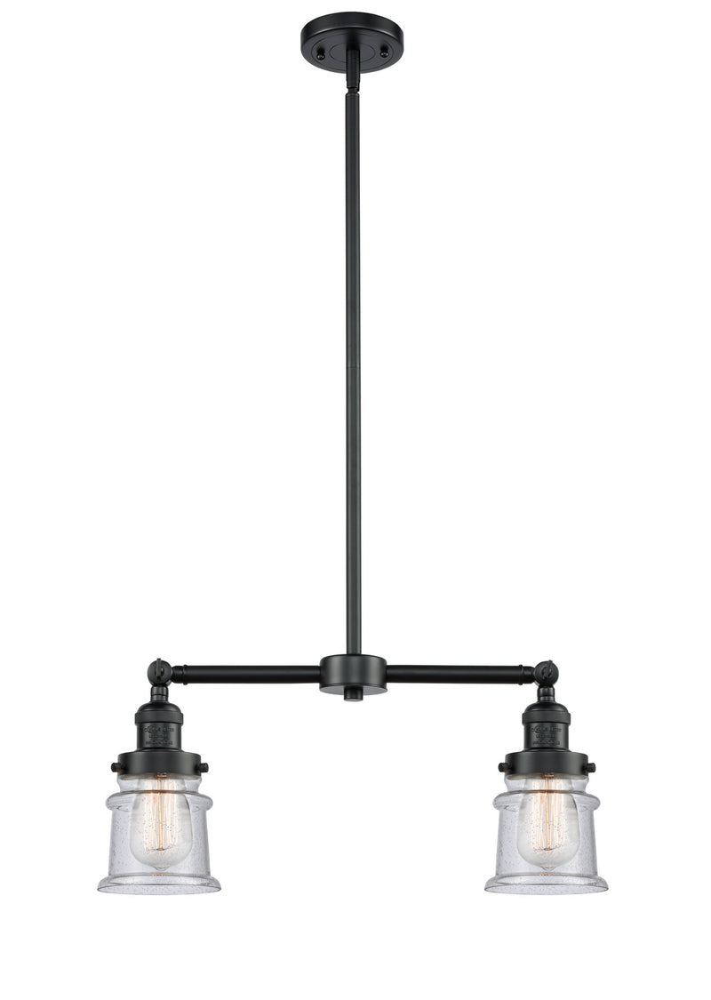 Innovations 209-OB-G184S Two Light Island Pendant, Oil Rubbed Bronze