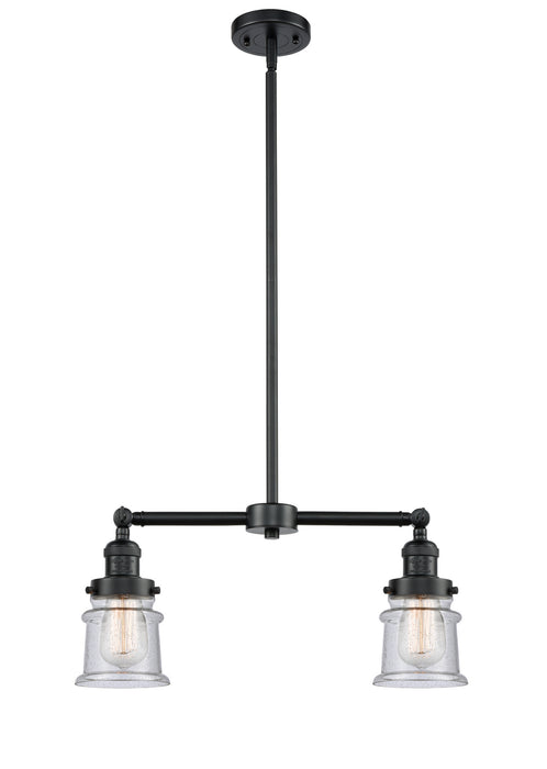 Innovations 209-OB-G184S Two Light Island Pendant, Oil Rubbed Bronze
