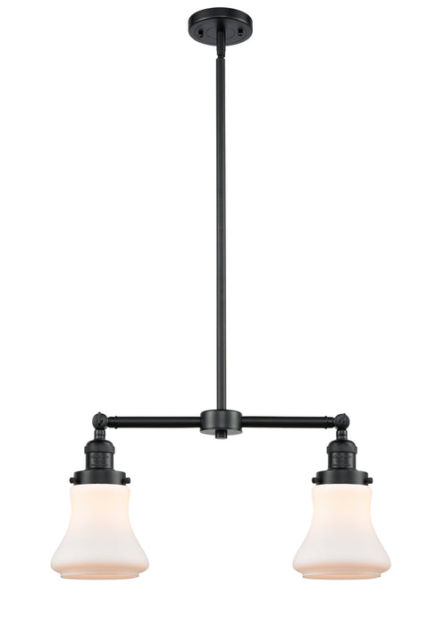 Innovations 209-OB-G191 Two Light Island Pendant, Oil Rubbed Bronze