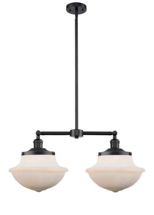 Innovations 209-OB-G541 Two Light Island Pendant, Oil Rubbed Bronze