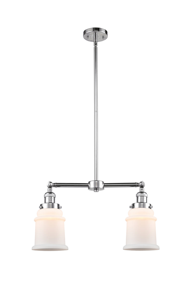 Innovations 209-PC-G181 Two Light Island Pendant, Polished Chrome