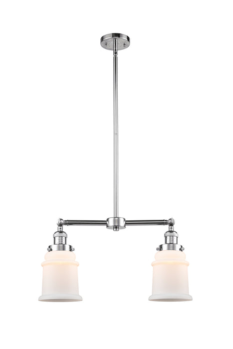 Innovations 209-PC-G181 Two Light Island Pendant, Polished Chrome