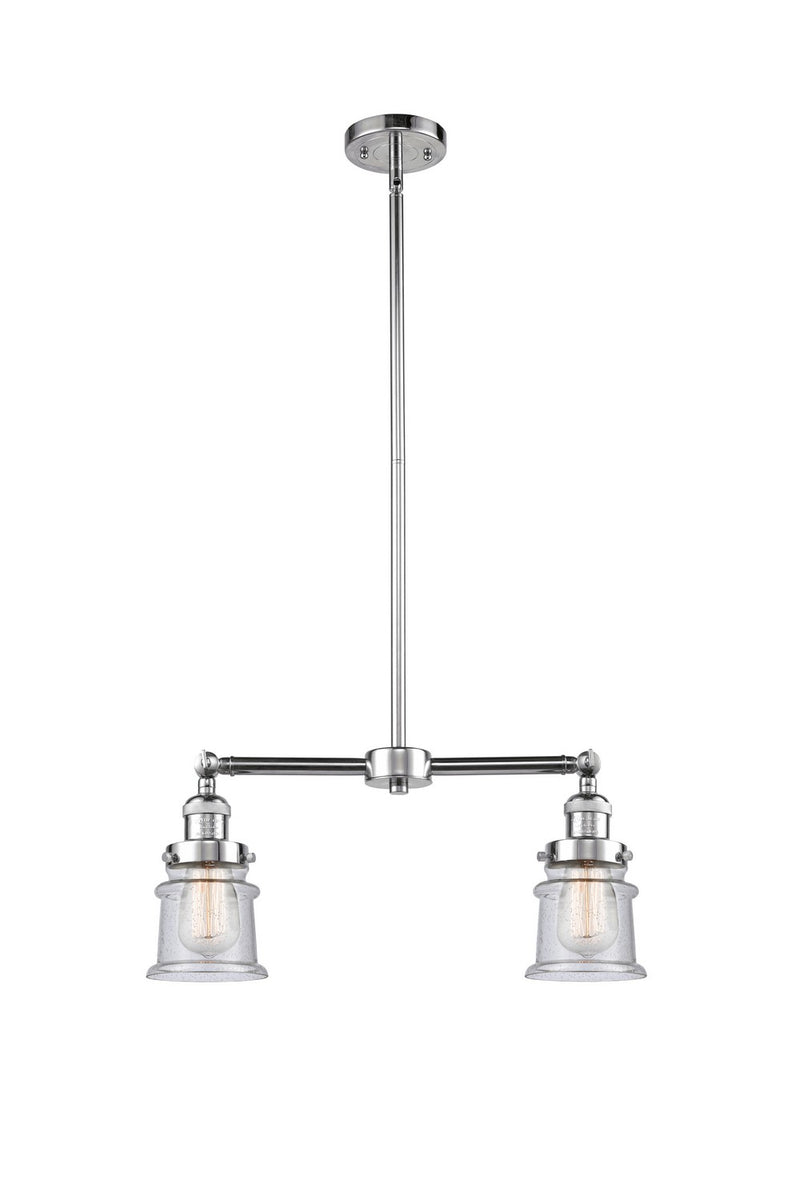 Innovations 209-PC-G184S-LED LED Island Pendant, Polished Chrome