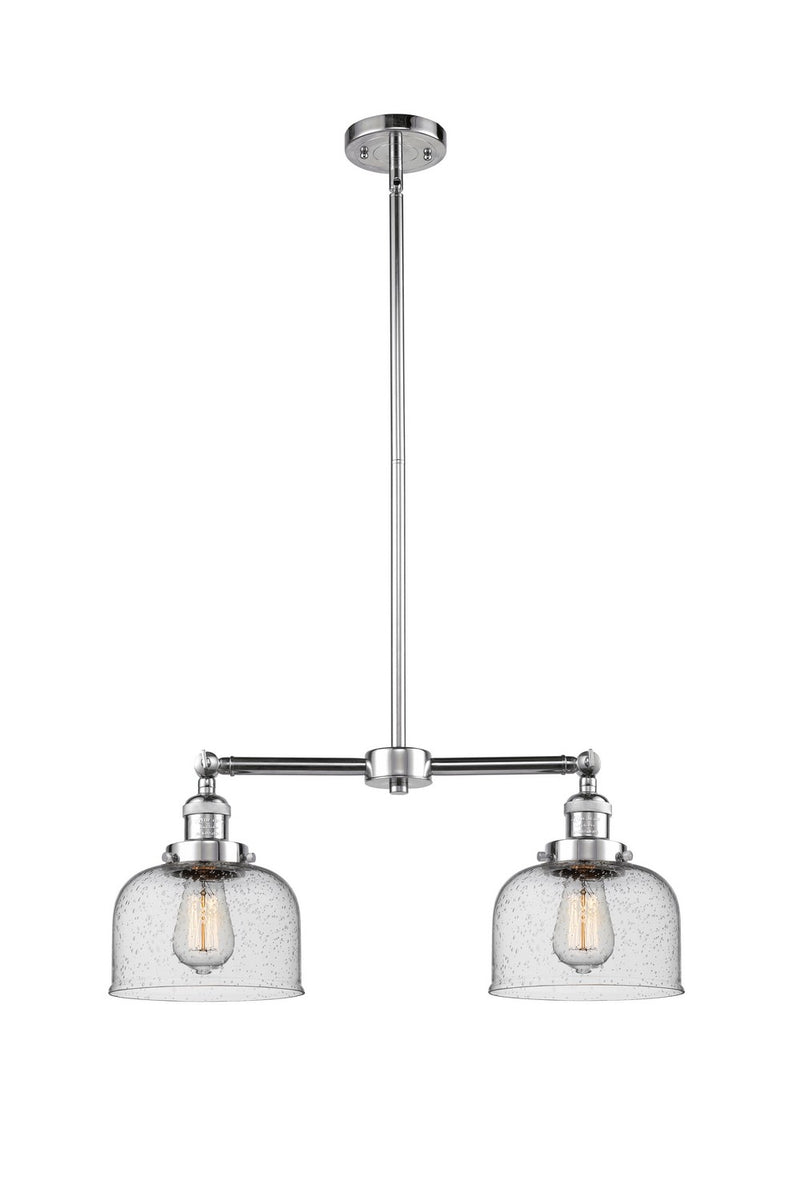Innovations 209-PC-G74-LED LED Island Pendant, Polished Chrome