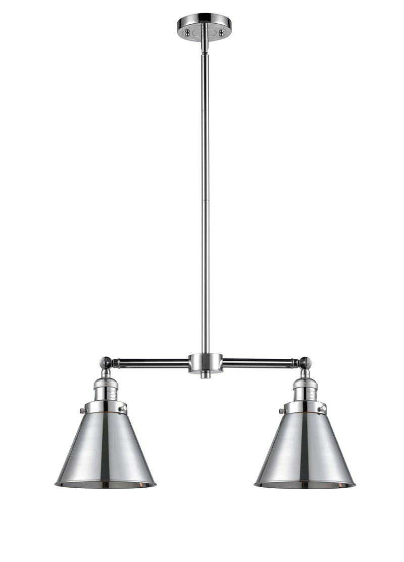 Innovations 209-PC-M13-PC Two Light Island Pendant, Polished Chrome
