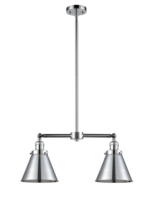 Innovations 209-PC-M13-PC Two Light Island Pendant, Polished Chrome